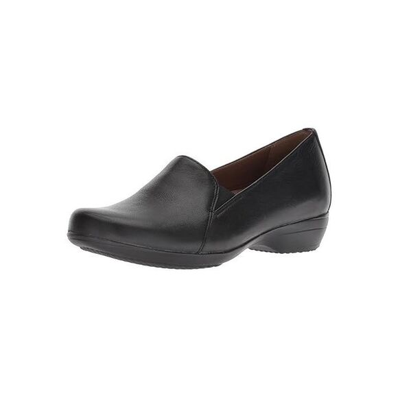 Dansko Farah Slip On Comfort Leather Shoes size 41 US 10.5 / 11 Black - Picture 1 of 9
